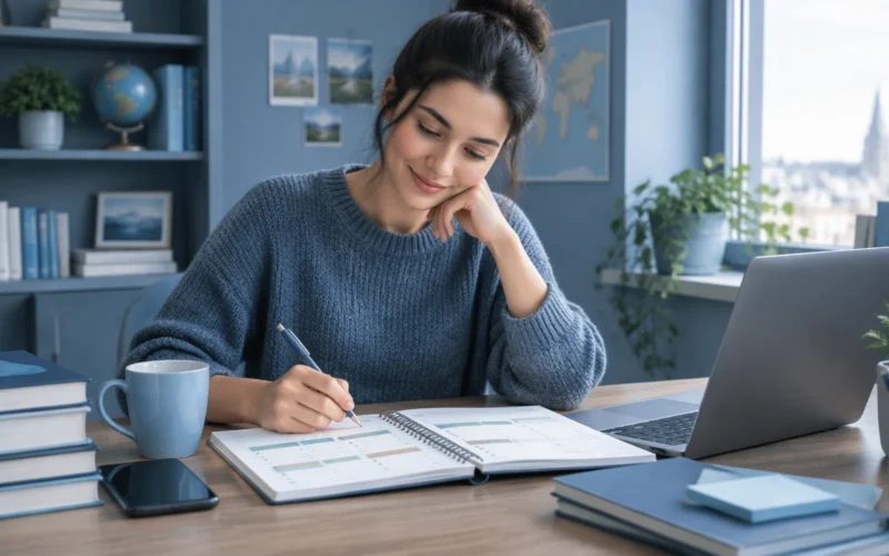 build a weekly self study plan